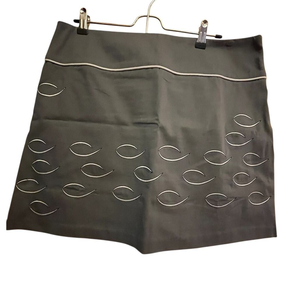 Nicola Quilter Fish Design Mini Skirt